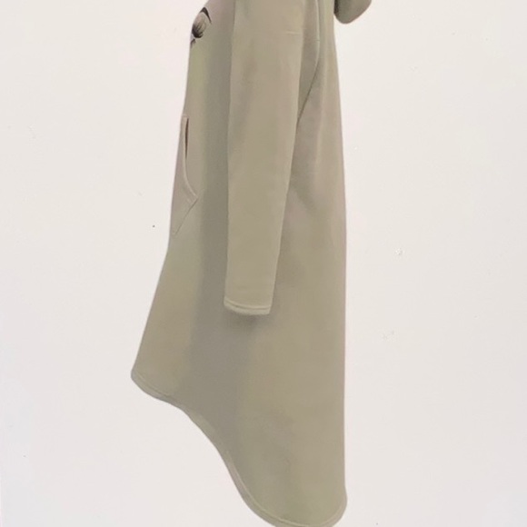 Turtleneck Grey Casual Dress - Picture 11 of 12